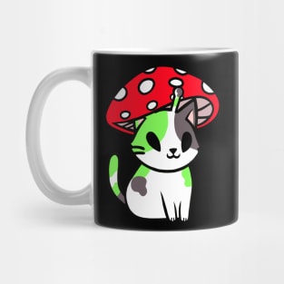 Alien Calico Cat Mushie Mug